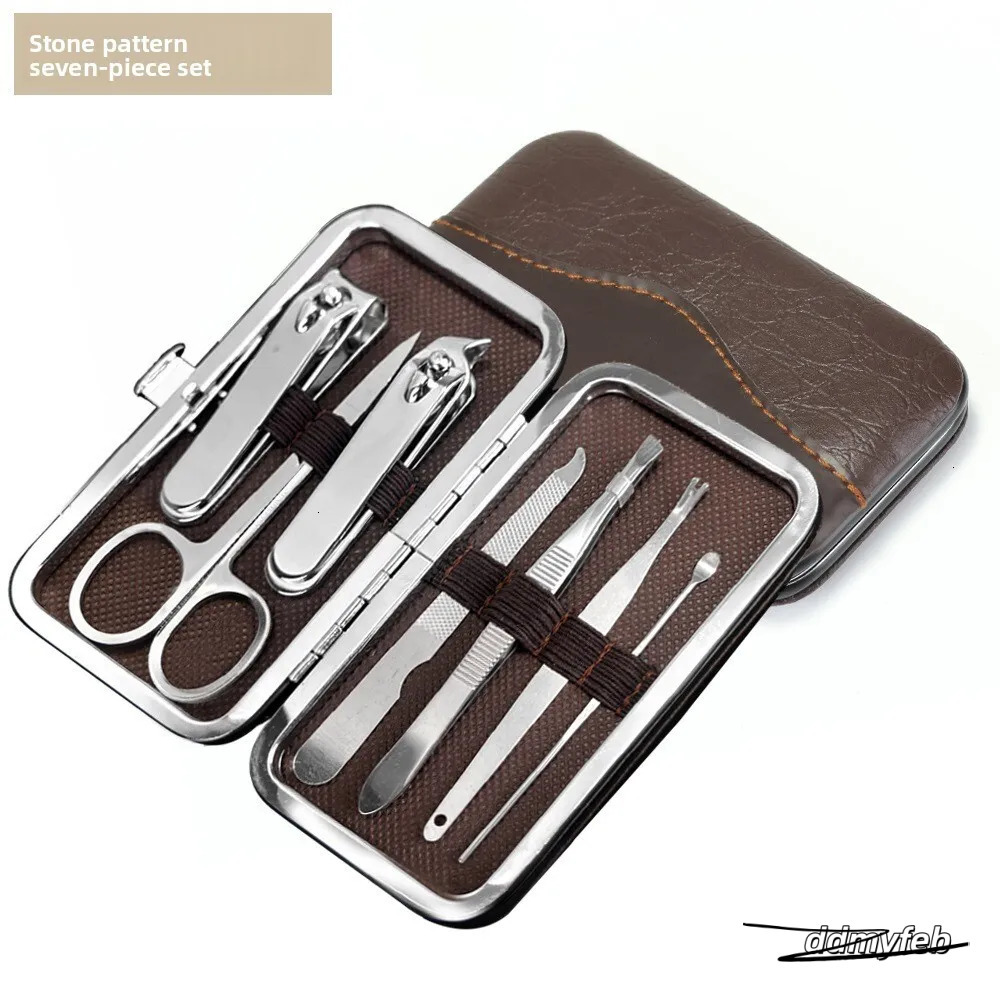 Complete Manicure Set: Round Tail Contouring Clippers, Nail Cutter, And Beauty Tool Kit Ddmyfeb