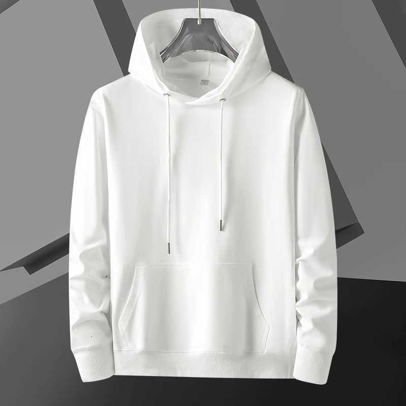 High Quality Solid Color Hoodie Mens Autumn and Winter Hot Casual Simple Comfortable Sweatshirts Daily Outdoor WearT251023