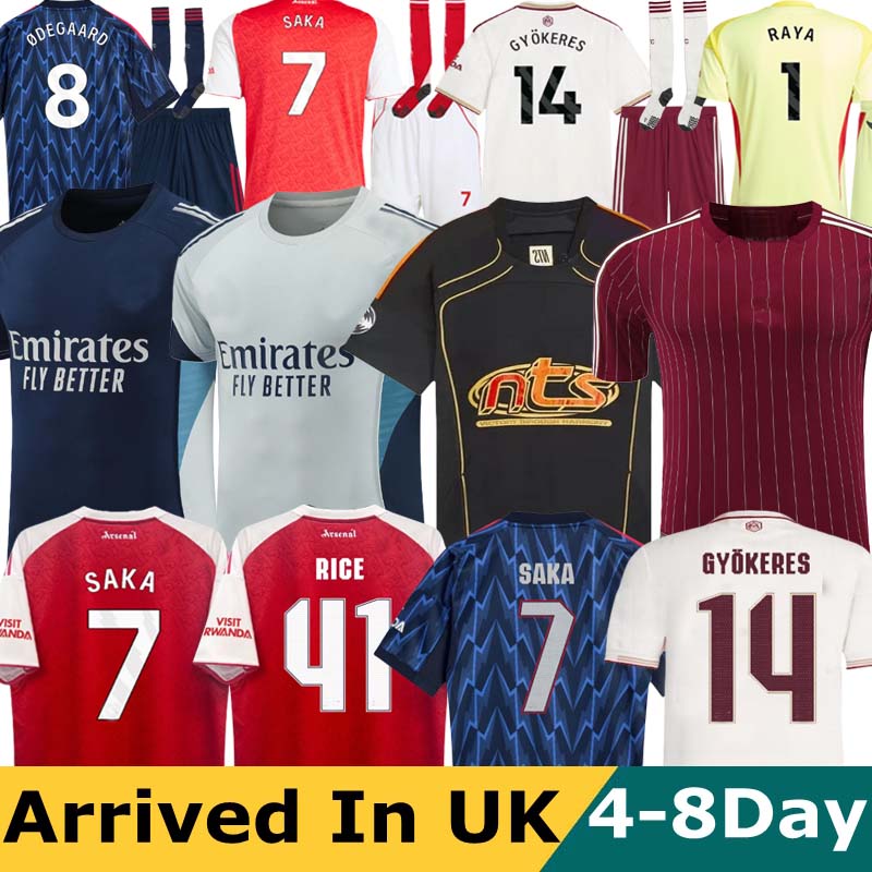 25 26 SAKA EZE soccer jerseys Zubimendi MARTINELLI 2025 2026 football shirt Men Kids kit ODEGAARD Nwaneri SALIBA RICE HAVERTZ MADUEKE RAYA Women RUSS0 LEWIS SKELLY 99