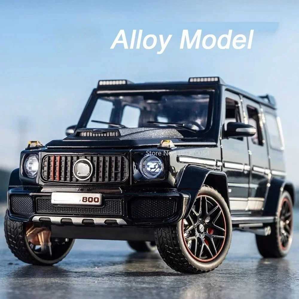 118 Scale G800 Model Car Toys Alloy Diecast Metal OffRoad Vehicles Collection With Sound Light Toy Cars Children Gift SeriesT251023