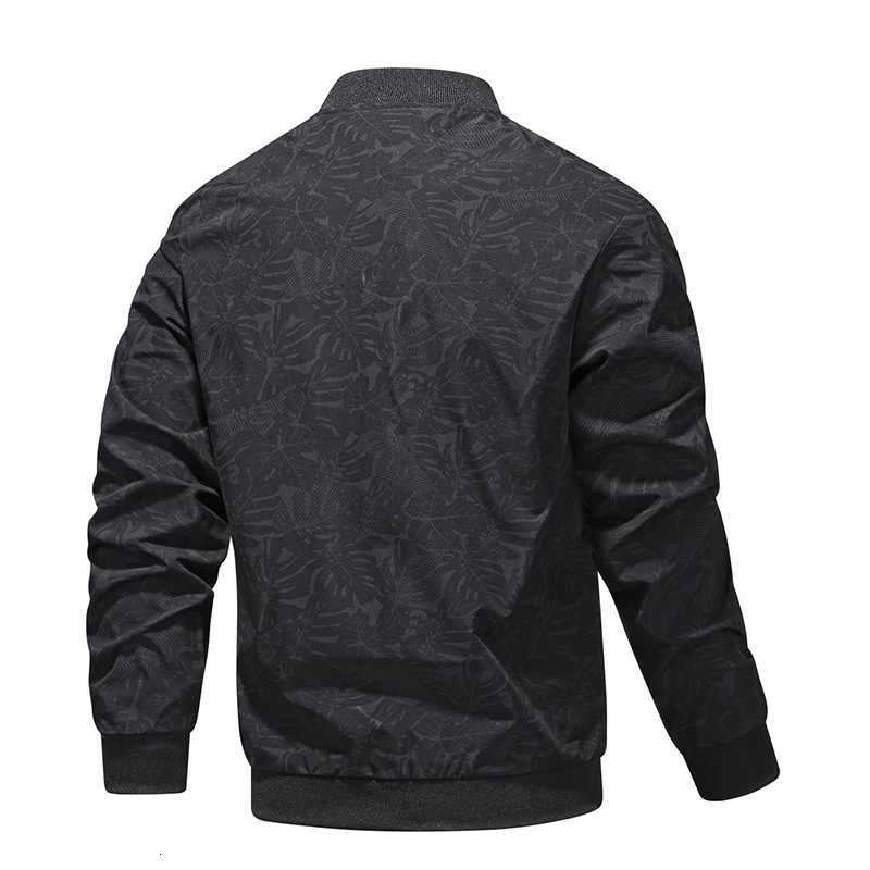 Korean Floral Print Aviator Jacket Men Casual Loose Fashion Trend High Street Stand Collar Coat Mens Versatile Baseball Jackets W251023