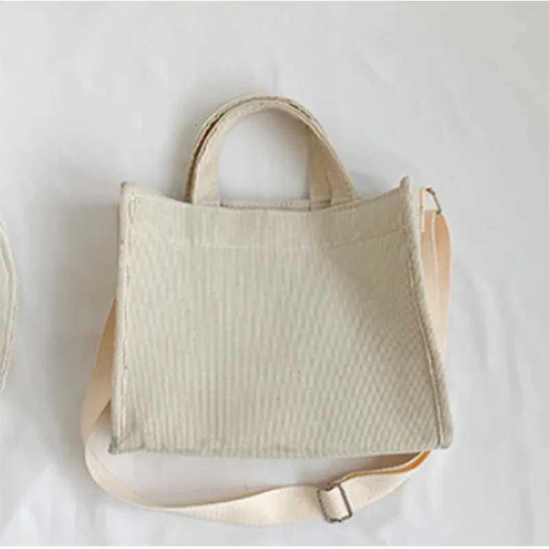 Women Handbag Simple Corduroy Portable Large Capacity HandBag Ins Fashion Trend Small Square Handbag Single Shoulder BagsL251023