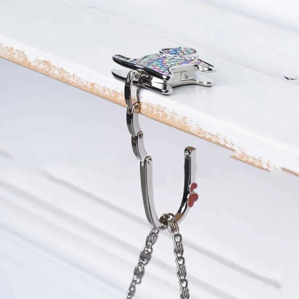 Hot Cat Shape Handbag Hook Portable Folding Purse Hanger Holder Women Bag Organizer Home Decoration Table Edge Hanging Hooks Z251023