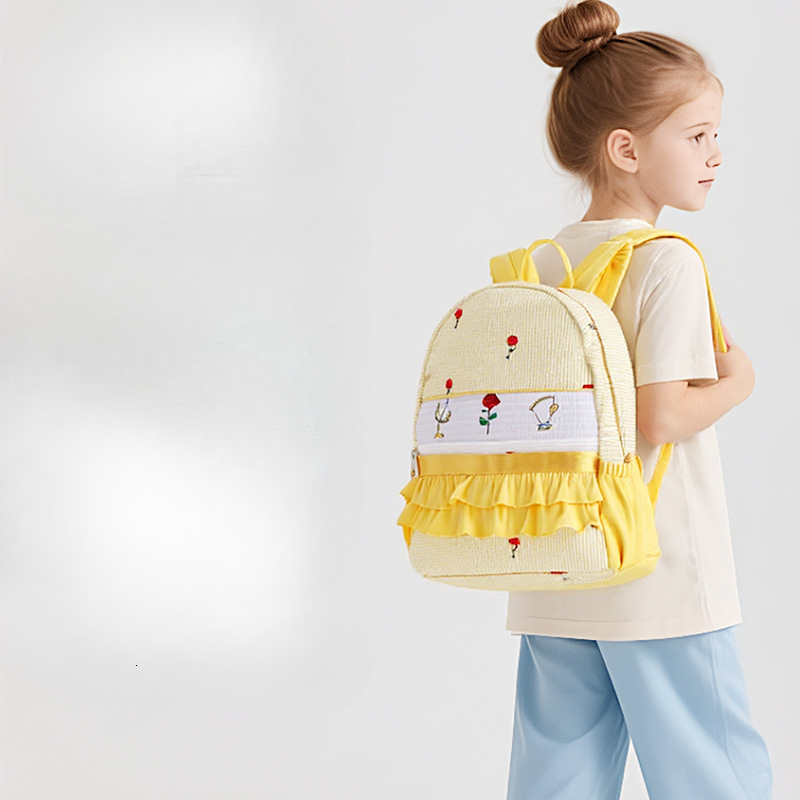 New designer embroidered cartoon foam yarn children's backpack outdoor travel storage bag student backpack