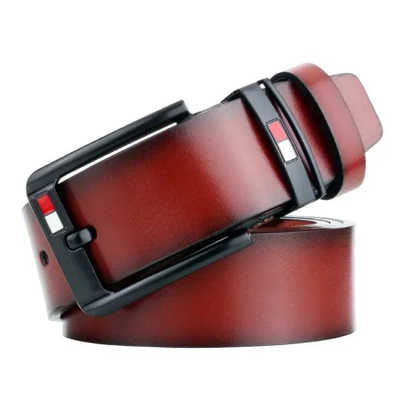 Famous Brand Luxury Designer Belt for Men High Quality Leather Straps Pin Buckle Fancy Vintage Belts for Jeans Leisure WaistbandXJ251023