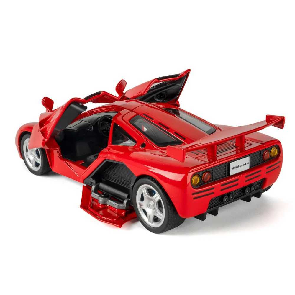 132 McLaren F1 XP4 XP5 1933 Supercar Alloy Metal Diecast Model Car Sound And Light Pull Back Childrens Toys Car Holiday GiftsT251023
