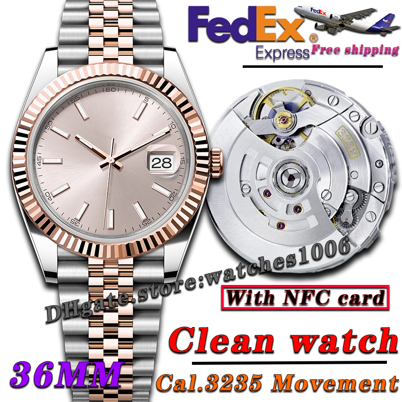 Luxury Women's watch Clean Factory watch Mens watch Designer watches Cal.3235 Movement High quality Automatic Mechanical Watch 36MM 10ATM waterproof Fashion watch