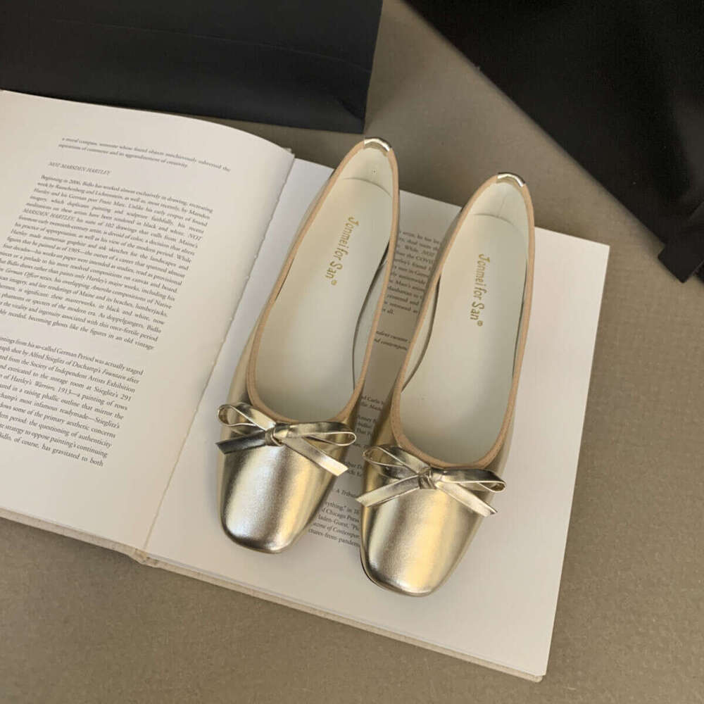 Evening Breeze Gentle Bowknot Loafers Commuter Height Increasing Spring Summer Designer Shoe French Style Soft Sole Single Women's Shoes