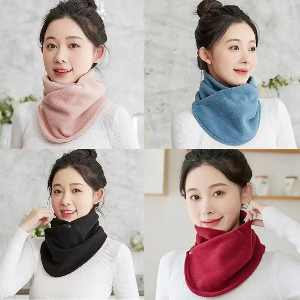Winter Plush Neck Scarf Double Layer Soft Warm Neck Cover Plush Neckerchief Windproof Neck Protector Neck Warm Tools 251020
