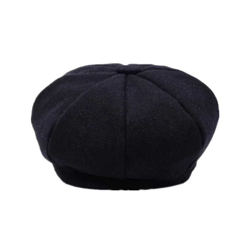 New Winter Sty Wens Octagonal Hat Casual Fashion Beret Spring Outdoor Newsboy Student Artist HatW251023