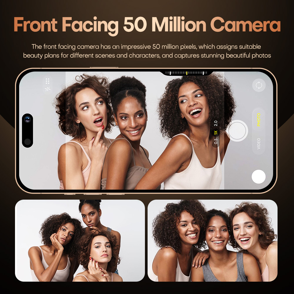 2025 New Global Version i17ProMax Original Snapdragon 8 Gen3 10 core 7.3-inch capsule screen (Smart Island) resolution 1440*3200 50MP+108MP 8000mAh IO