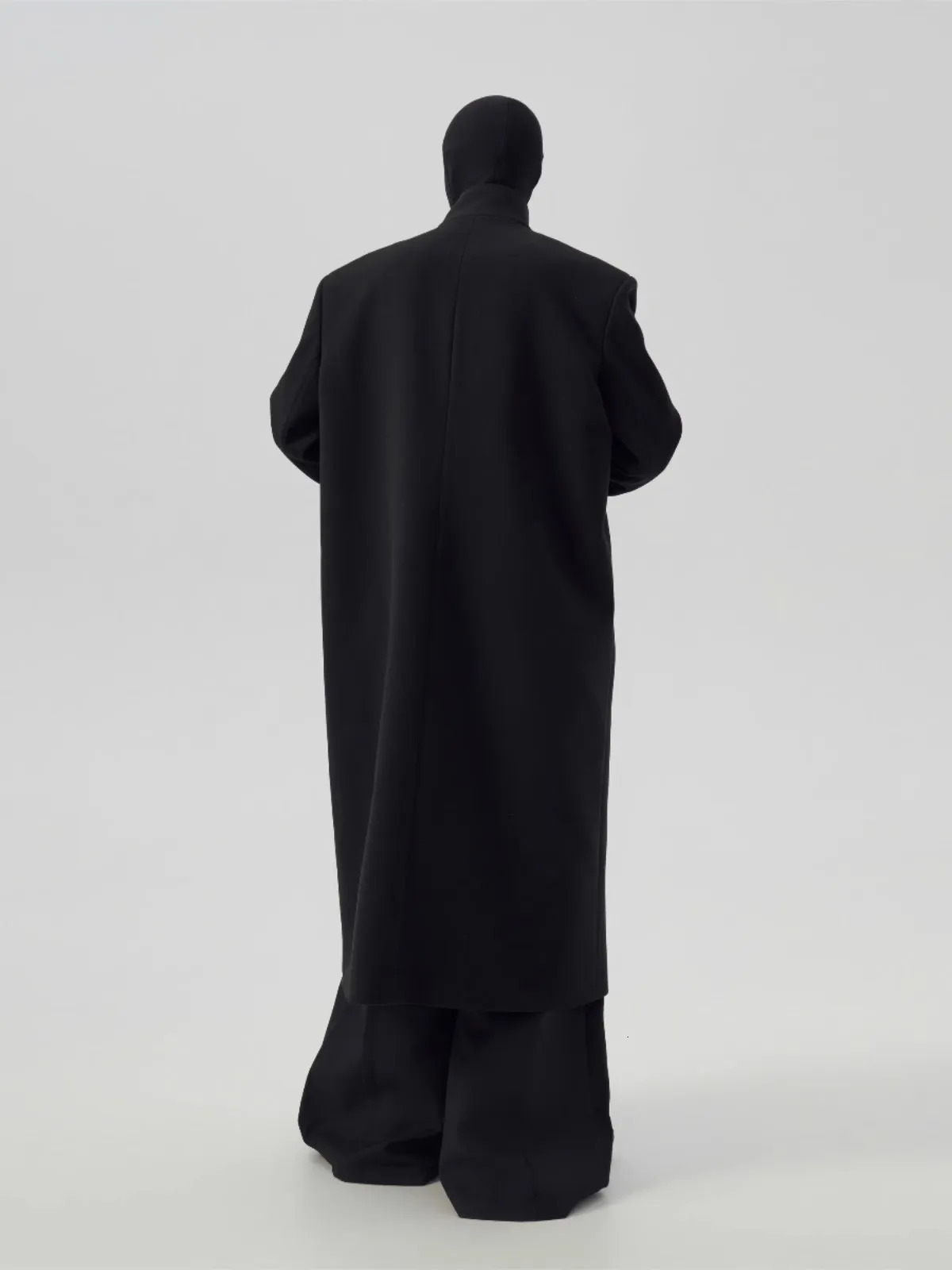 Mauroicardi Autumn Winter Long Warm Soft Black Wool Blends Coat Men er Clothes Elegant Chic Woolen Overcoat 251016