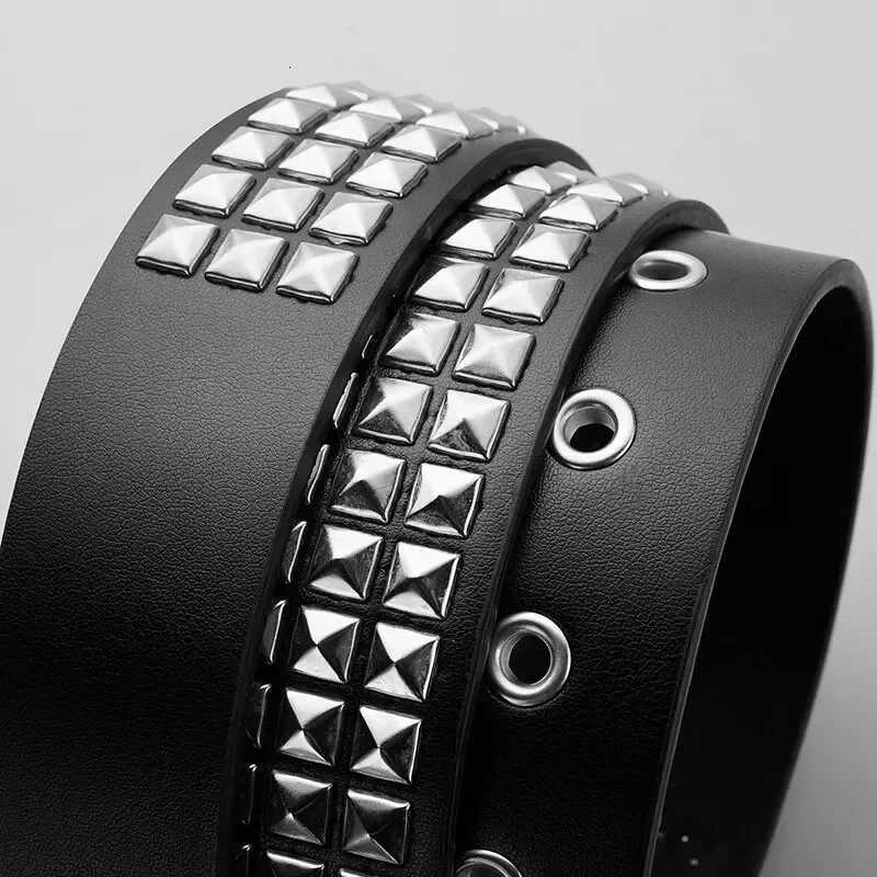 Women Rivet Belt Heavy Metal Belt Men Women Punk Nightclub Rock Style Belt Jeans Belt Y2K Belt Fashion Decoration Womens BeltsXJ251023