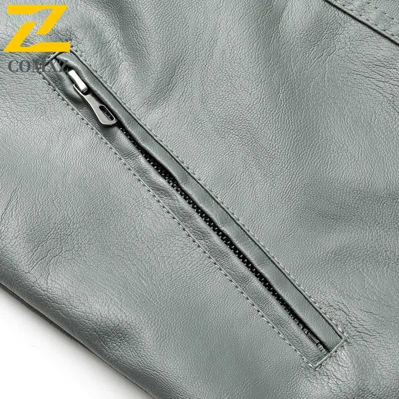 2025 High Fashion Faux Leather Jacket Man Motocross Windproof PU Leather Coat chaqueta Urban Retro Motorcycle Coat Mens Clothing W251023