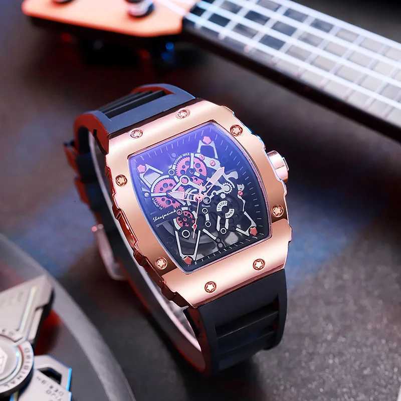 New Fashion Men Luxury Watches For Mens Big Silicone Jelly Casual Quartz Watch For Gifts Relogio Masculino Male Wristwatches HotL251023