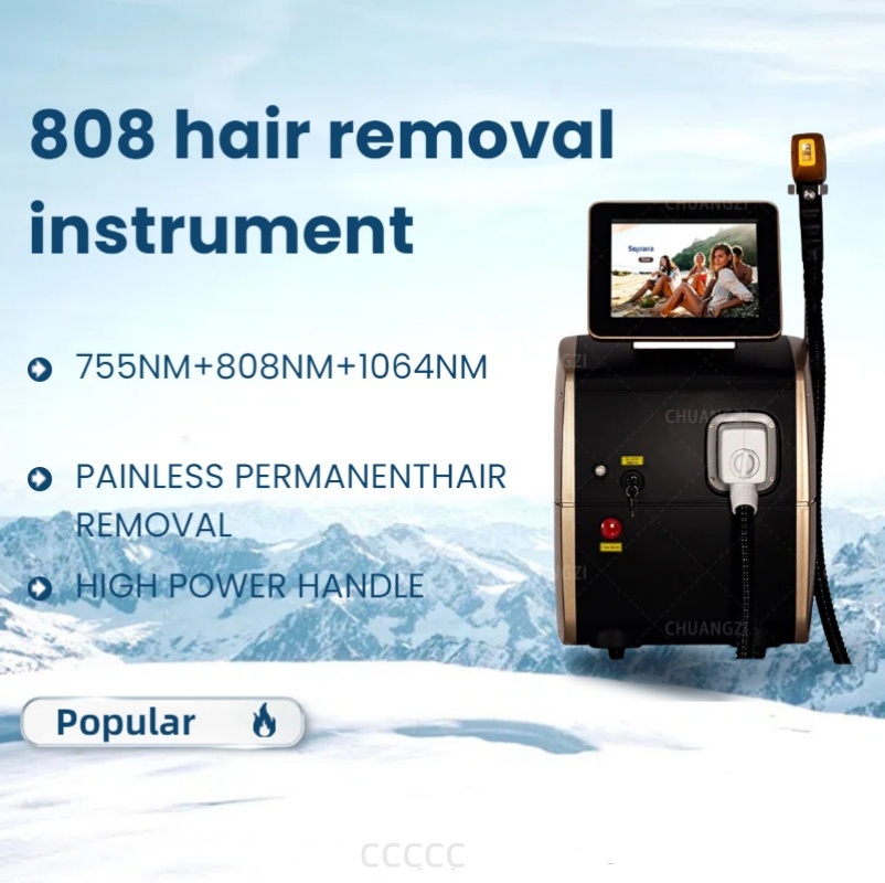 Best Depilator New Ice Platinum Cooling System Skin Care 808nm Diode Laser Hair Removal Machine 3-Wavelength