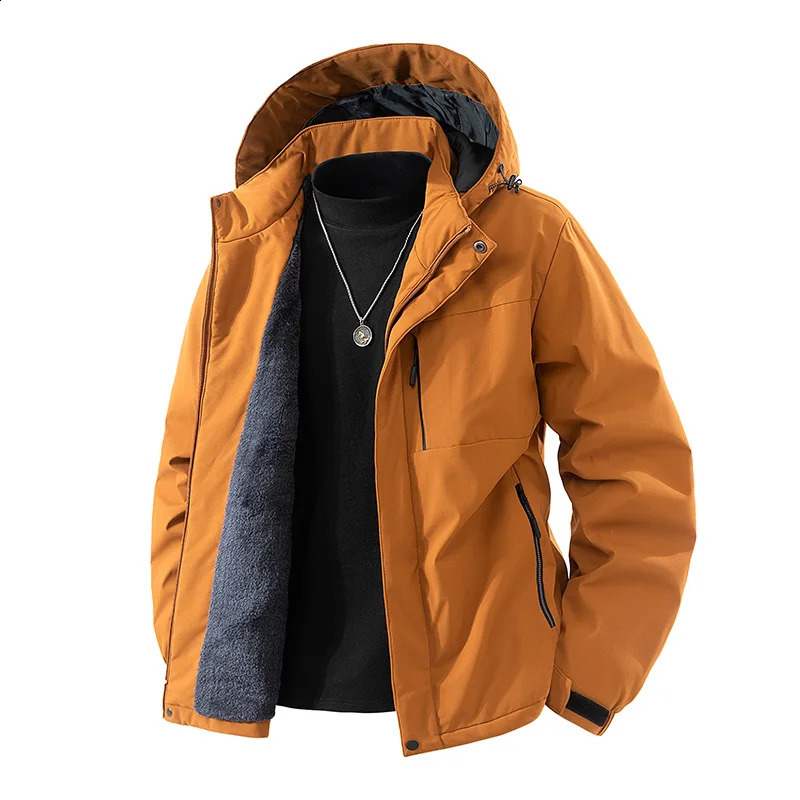 AutumnWinter Jacket for Men with Thick Velvet Warm Casual Loose Fashionable Comfortable and Trendy Mens 251023