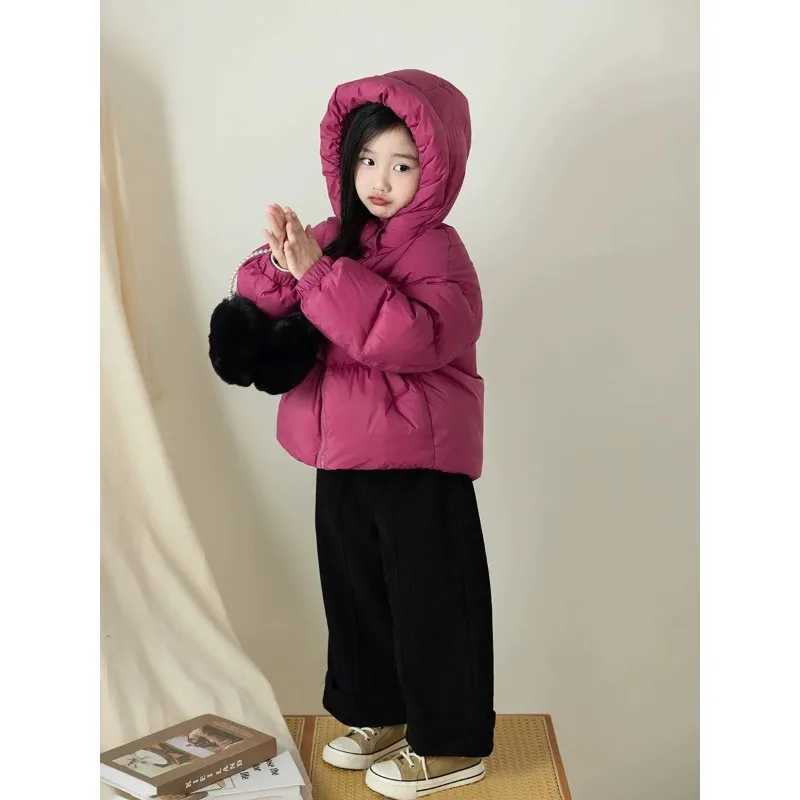Winter Kids Warm Down Coats Autumn Children CottonPadded Jackets Boys Girls Clothing Baby Hooded Outerwear 312 Years Y251023