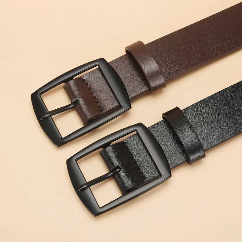 3pc Luxury Belt for Men PU Leather Belt Metal Pin Buckle High Quality Famous Brand Designer Waist Strap Belt For Jeans Plus SizeXJ251023