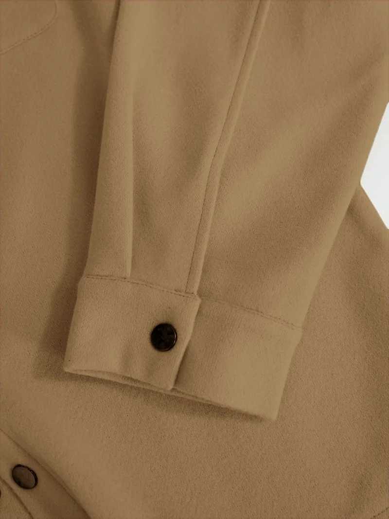 Business mens jacket fall and winter lapel tweed jacket casual sports jacket mens jacket W251023