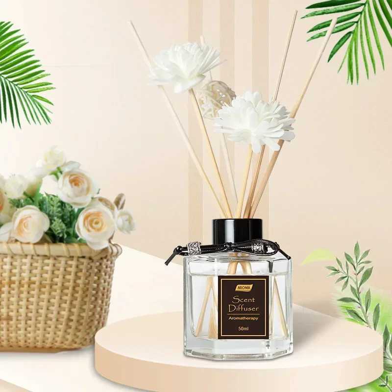 He indoor fireless aratherapy longla rattan aratherapy essential oil air freshener mini car fragrance Y251023