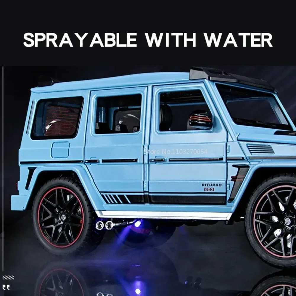 118 Scale G800 Model Car Toys Alloy Diecast Metal OffRoad Vehicles Collection With Sound Light Toy Cars Children Gift SeriesT251023