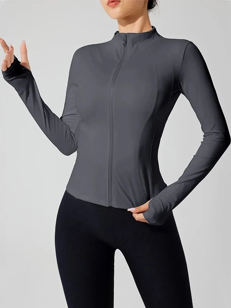 2025 Full Zipper Windproof Winter Outdoor Gym Fitness Coats Jackets 251018