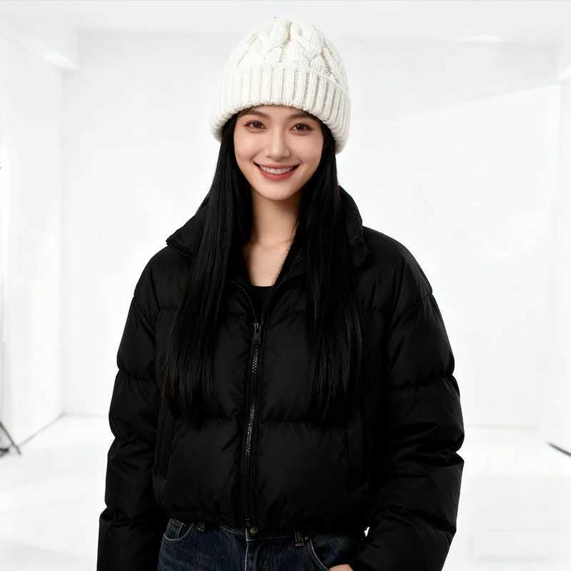 2025 New Autumn Winter Women Hat Female Warm Cap Knitted Beanie Girl Hats Woman Bonnet Femme Chunky Thick Stretchy Hats MZr04XJ251023
