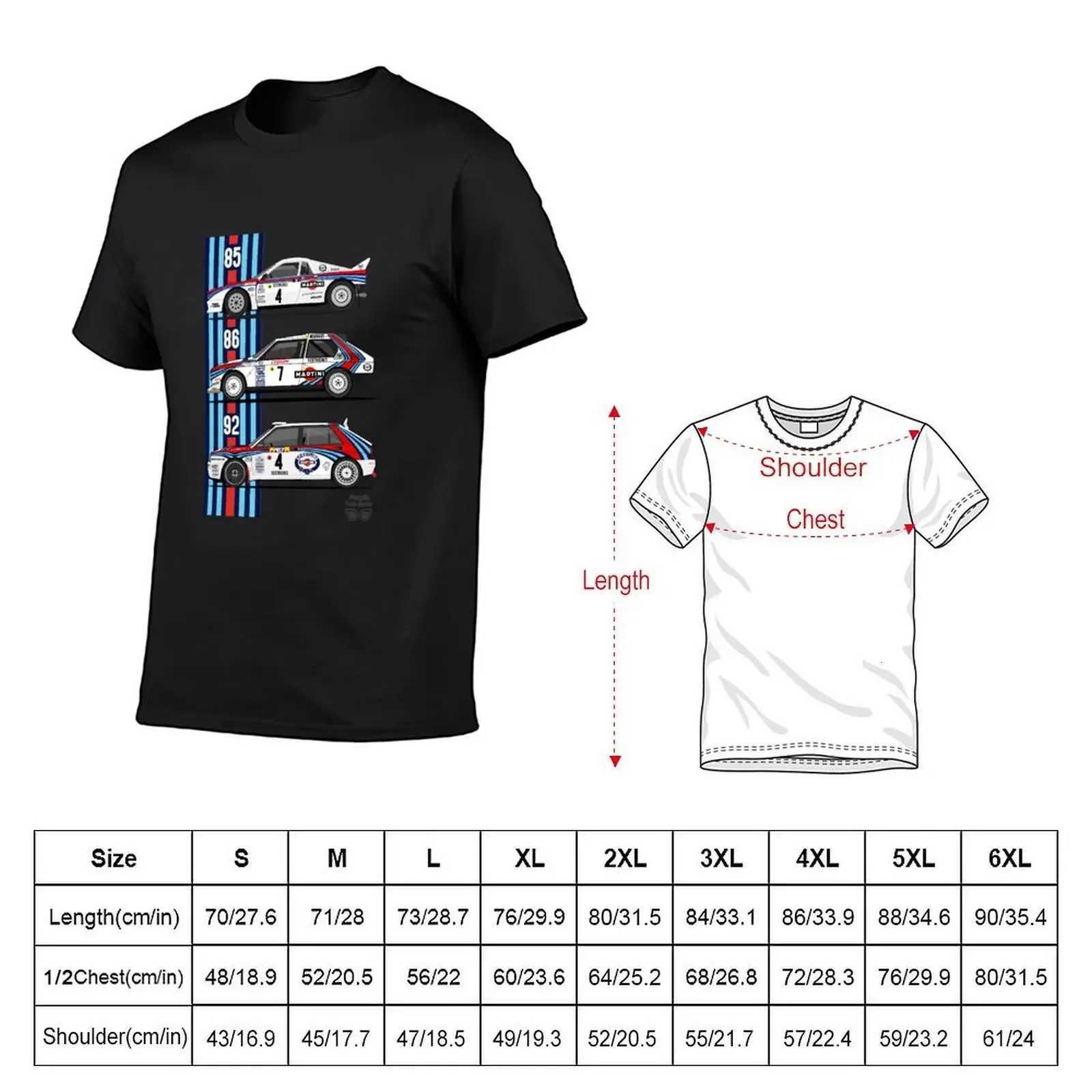 Lancia Martini trio Tshirt summer top graphics mens t shirts packXJ251023