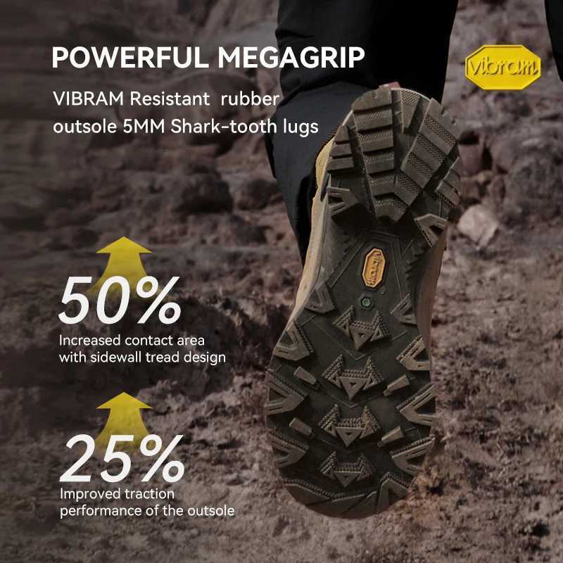 KAILAS MT53 GTX MID Hiking Shoes Men Sport Waterproof Anti Slip EVA Cushioning Breathable Lightweight Climbing Shoes KS2512115 J251023