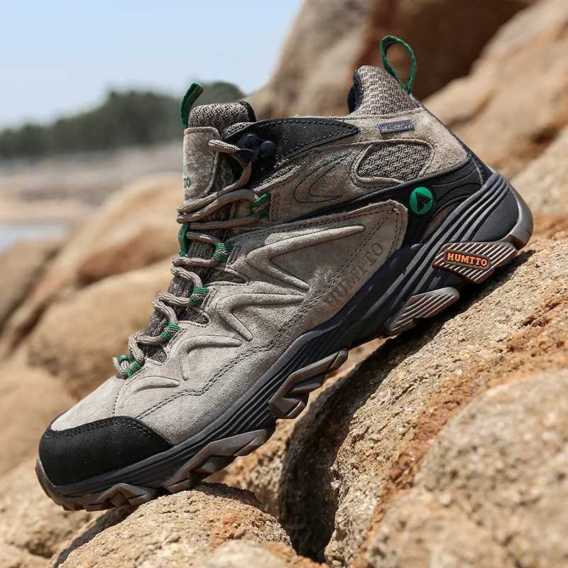 HUMTTO Hiking Shoes Men Winter Outdoor Sports Climbing Shoes hunting shoes Warm women Trekking Sneakers ankle boots Tactical J251023
