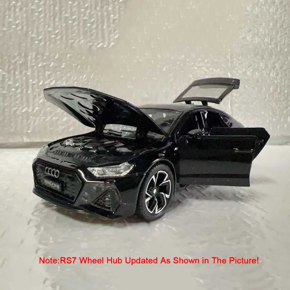 132 Scale RS7 Model Car Toy Alloy Diecast High Simulation with Sound and Light Pull Back Vehicles Toys for Kids Christmas GiftsT251023