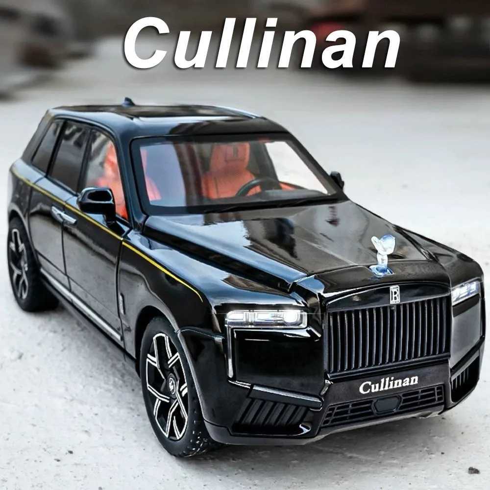 124 Rolls Royce Cullinan Spectre Cars Toys Models Alloy Diecast Light Sound Miniature Car Wheel Steering Vehicle Model OrnamentT251023