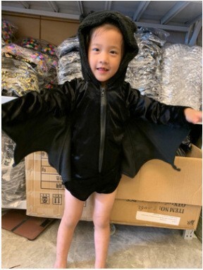 Halloween and Christmas children's costume role-playing cute little devil bat costume vampire performance