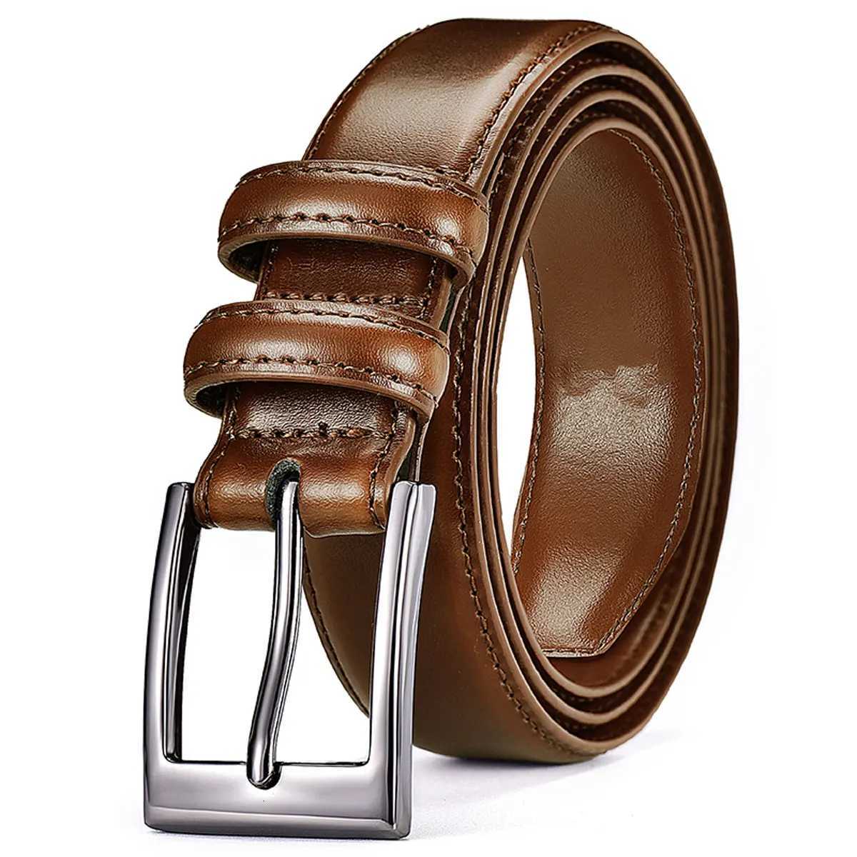 Caramel business mens waist belt is comfortable and durable suitable as a fashionable accessory for daily commuting and datingXJ251023