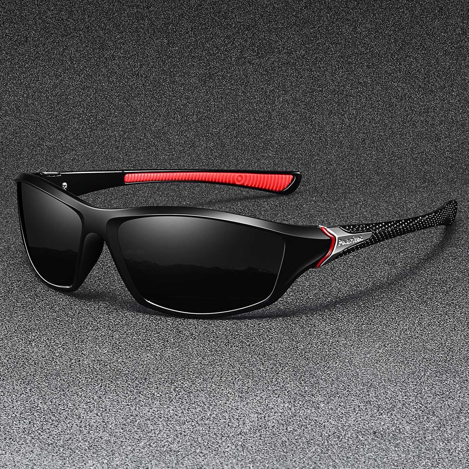 UV400 Polarized Fishing Sunglasses Retro WrapAround Lightweight for Driving Outdoor UnisexW251023