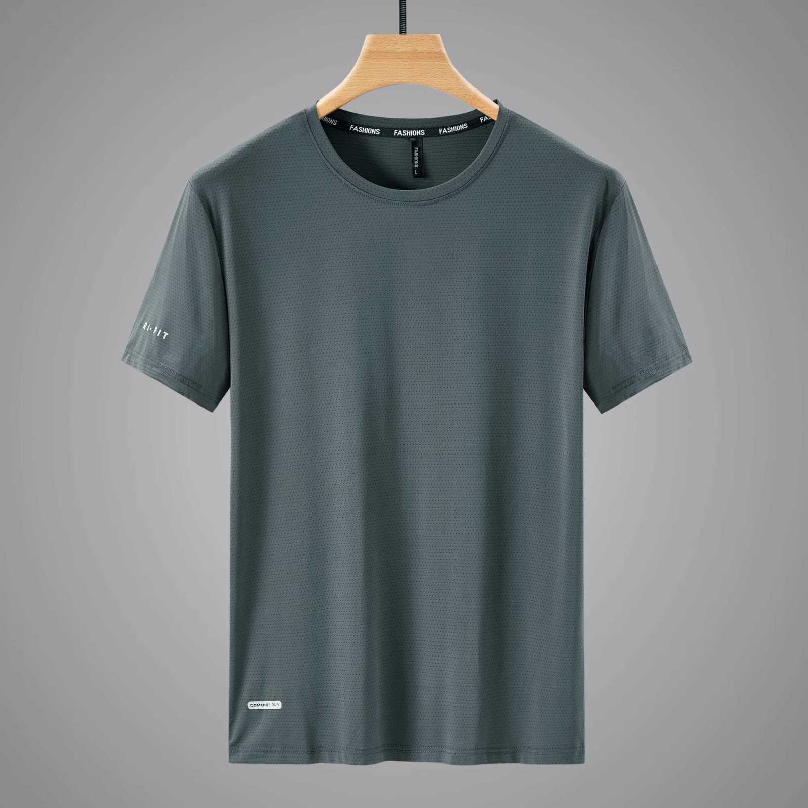 Quick Dry Sport T Shirt MenS 2024 Short Sleeves Summer Casual White Plus OverSize 6XL 7XL 8XL 9XL Top Tees GYM Tshirt ClothesXJ251023