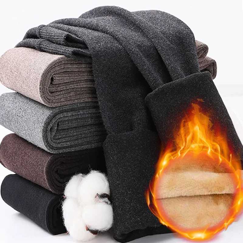 Colorful Fleece Lined Tights Women Winter Thermal Pantyhose Polar Skin Black Effect Stockings Leg Warmers Thick Opaque LeggingsT251023