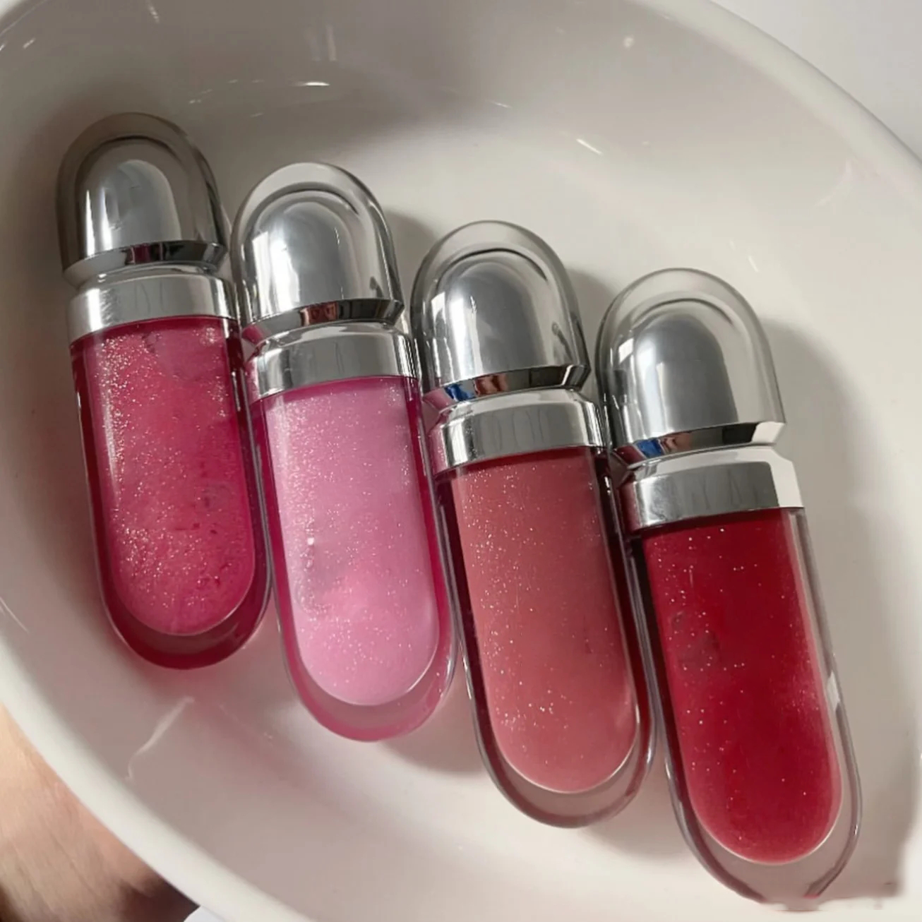 KK Lip Gloss Moisturizing Liquid Lipstick Lasting Cherry Red Pink Sexy Non Sticky Cup Tint Korean Lips Oil Makeup Stick High Quality