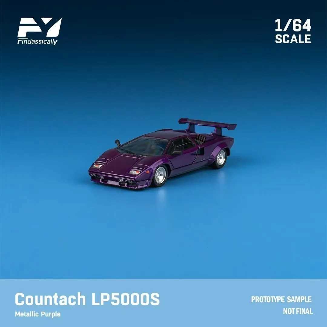 164 Countach LP5000S F40 Model Car Alloy Model Cars Diecast Vehicle Collection Toy for AdultsT251023
