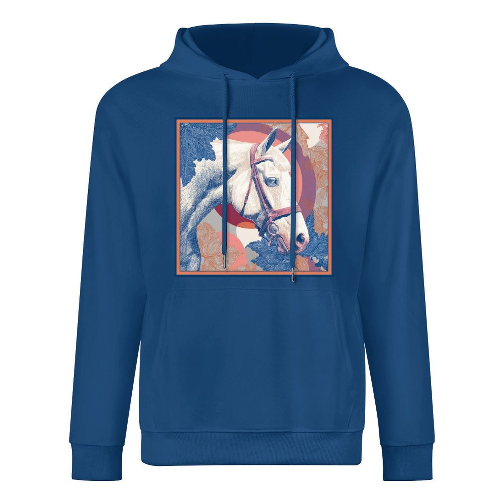 H Designer Fall Winter Hoodie Luxury Horse Print Design Unisex Long Sleeve Streetwear Hip Hop Oversized Fit Hoodie Men's Fashion Apparel H27