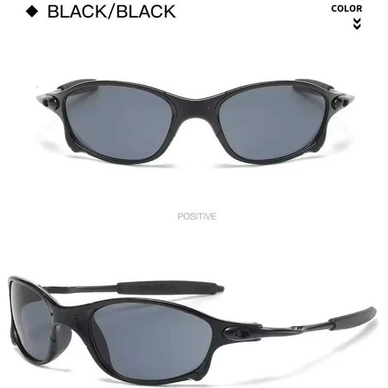 Man Polarized Cycling Glasses UV400 Sunglasses Fishing Sunglasses Metal Bicyc Goggs Cycling Eyewear Riding Glasses D43 W251023