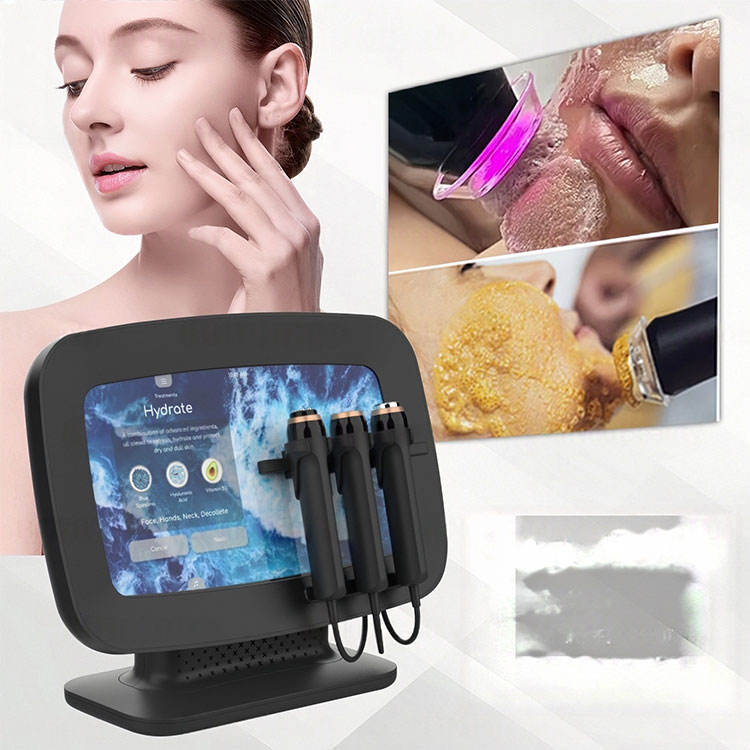 Newest 3 In 1 Super CO2 Bubble Oxygenation Facial Skin Care Portable Oxygen Facial Care Machine Exfoliate Co2 Oxygen Facial Machine