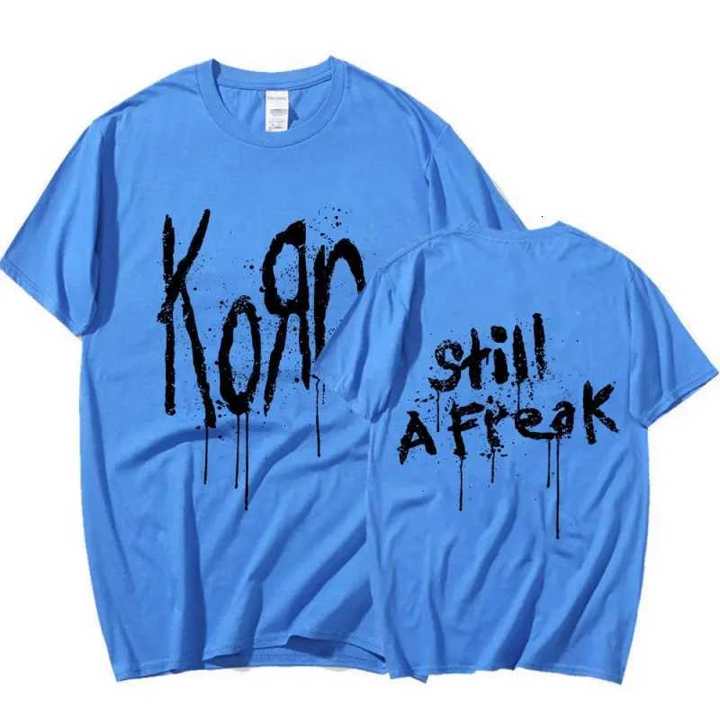 Korn Music Concert Rock Band World Tour Pure Cotton Tshirt Personalized Street Versatile 2024 Summer Fashion TshirtXJ251023