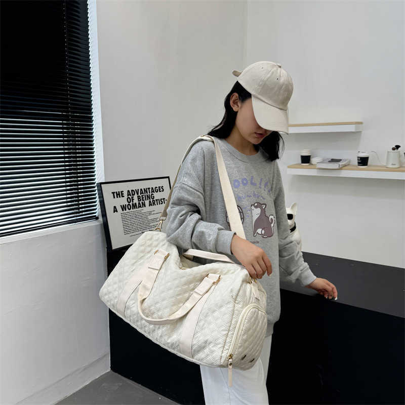 New womens fitness bag luggage bag waterproof dry wet separation multifunctional large capacity short distance travel bag W251023