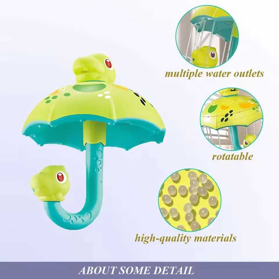 New Dinosaur umbrella Baby Bath Toy Bathing Cute Swimming Water Spraying Umbrella Shower Bath Toy For Kids Water Playing Toy J251023