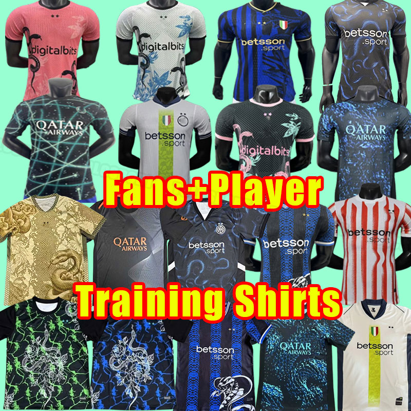 Inter FANS Player version Milans 2025 2026 soccer jerseys CORREA DZEKO GIROUD BARELLA LAUTARO SKRINIAR BELLANOVA DE VRIJ 25 26 football shirt Training Ninja