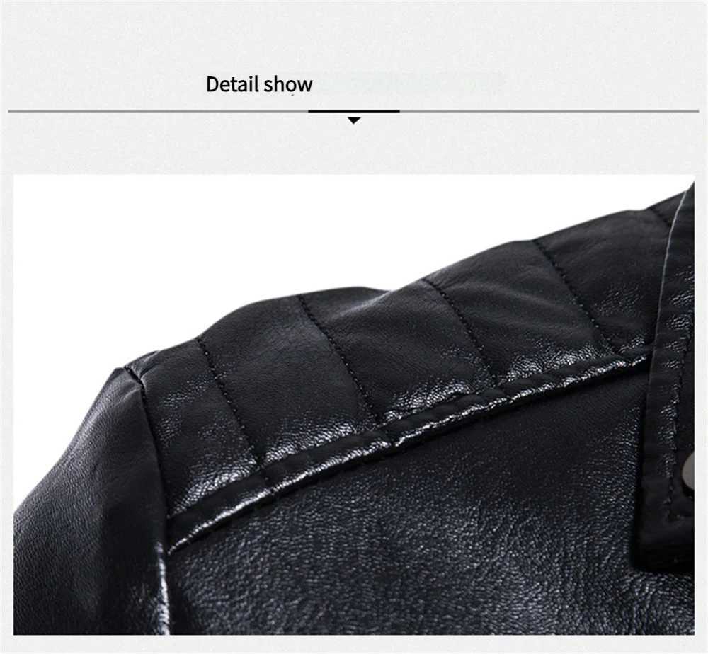 Mens leather jackets with zippers and lapels business casual jackets mens motorcycle suits mens bomber leather jackets W251023