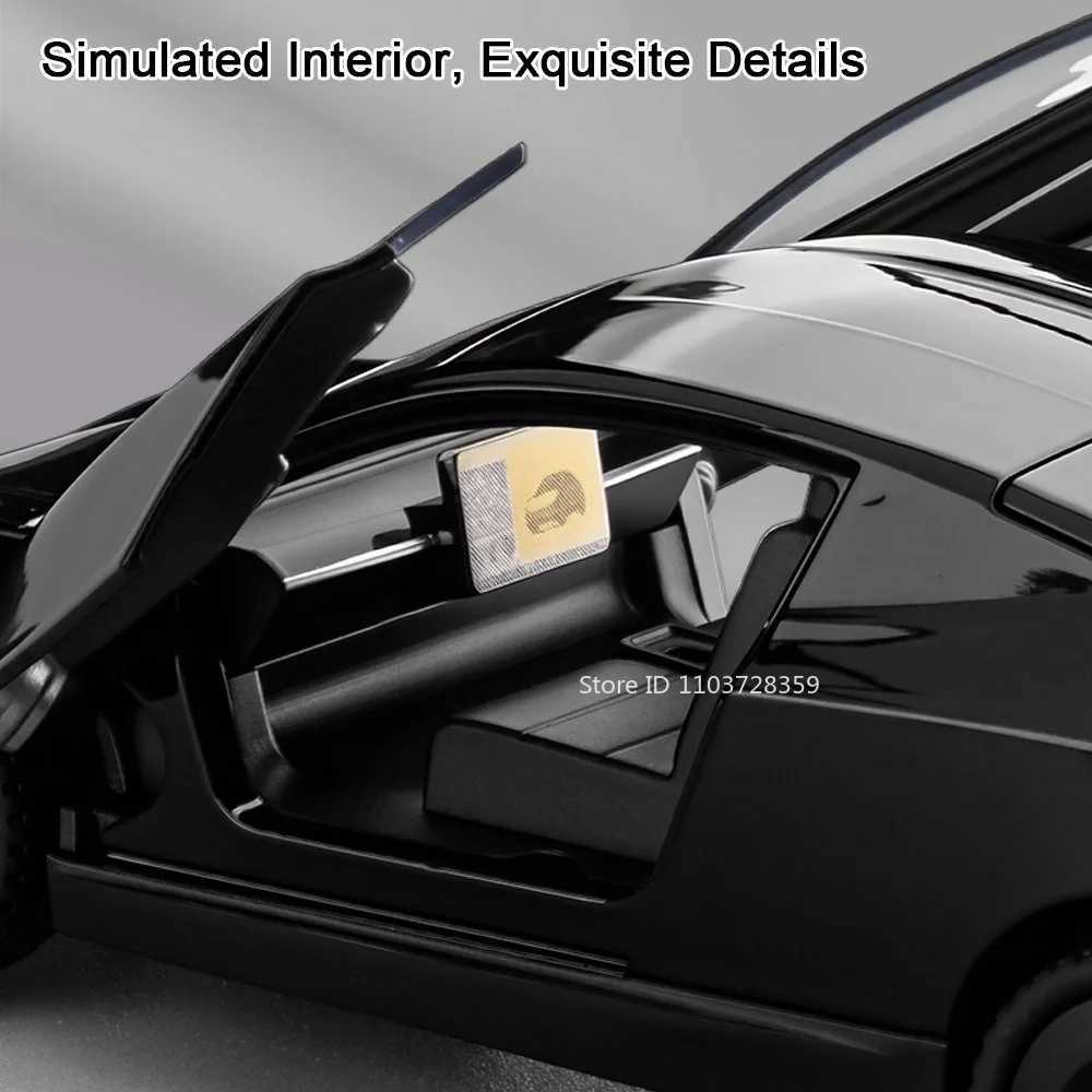 132 Robotaxi Corolla Mini Car Toy Models Alloy Diecast Sound Light Rubber Tires Pull Back Doors Opened Vehicle Toys Kids GiftsT251023