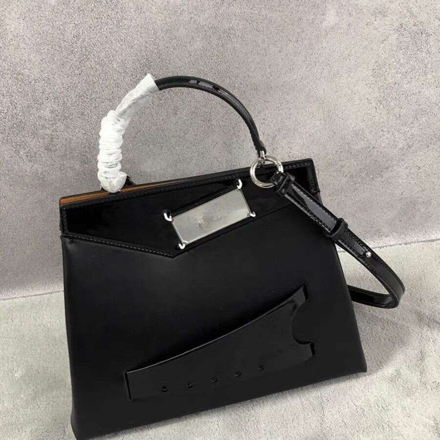 toteBag Shoulder bag ROSE NOIRE Versatile Fashion Niche Design Mala Paper Fold Women Snatched Handheld Shoulder Crossbody Bag Trendy